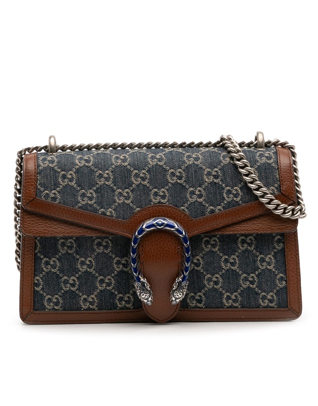 Pre-Loved by Azura Reborn - Pre-Loved Small GG Denim Dionysus Shoulder Bag