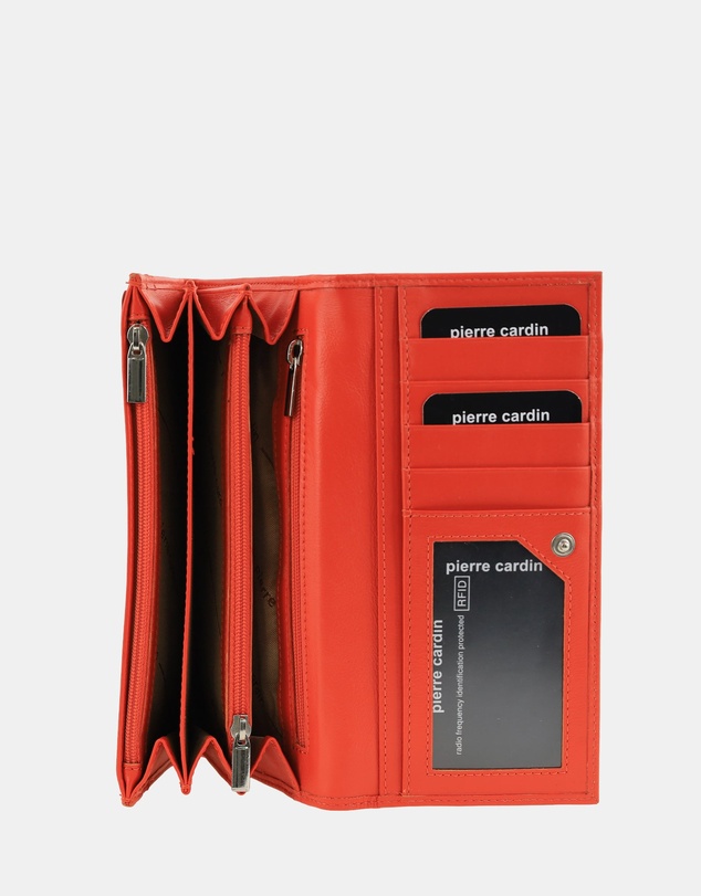 Pierre Cardin - Pierre Cardin Rustic Leather Ladies Wallet