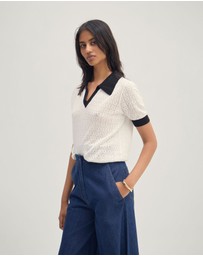 Oxford - Aimee Pointelle Polo