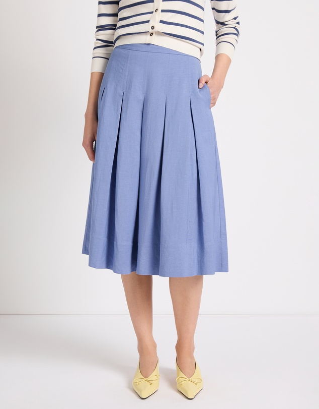 Marcs - Marie Pleat Midi Skirt