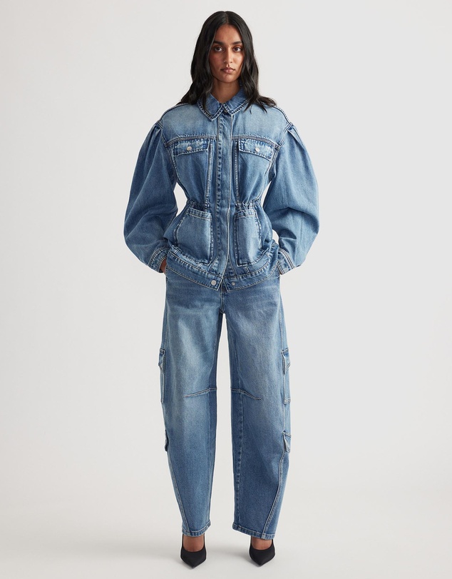 Decjuba - Alyssa Cinched Denim Jacket