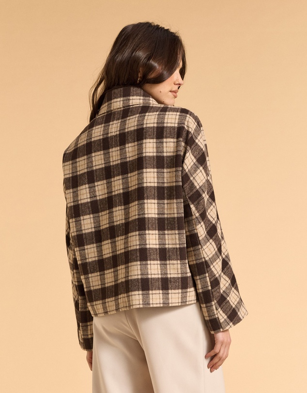 MVN - Plaid Short Jacket