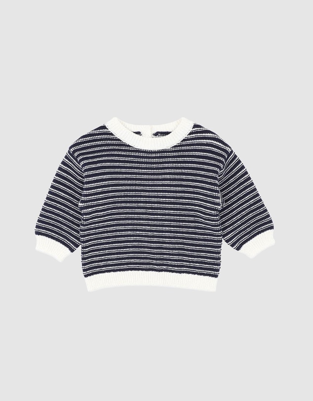 Bebe by Minihaha - Jake Stripe Knitted Jumper - Babies