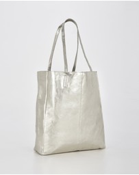 Cobb & Co - Venus Metallic Leather Tote