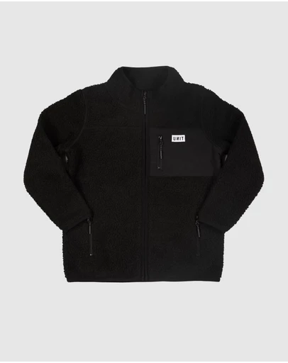 UNIT - UNIT District Kids Half Pile Fleece Jacket