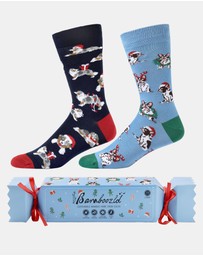 Bamboozld - 2-Pack Chrissy Dogs Cracker Socks