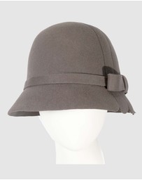 Max Alexander - Grey Felt Fashion Bucket Hat