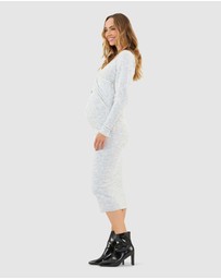 Ripe Maternity - Heidi Nursing Knit Dress