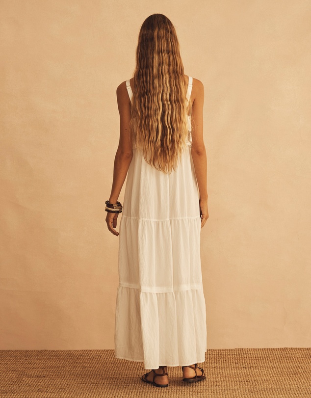 AUR OCEA - Bianca Lace Frill Slip Dress