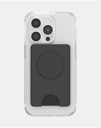 PopSockets - PopWallet+ MagSafe Phone Grip Wallet Card Holder  + Magnetic Adapter Ring