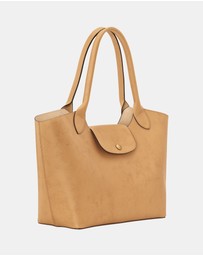 Longchamp - Épure Leather Shoulder Bag - Large