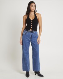 Alice In The Eve - Kaia Keyhole Halter Top