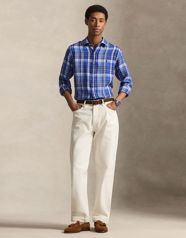 Polo Ralph Lauren - Custom Fit Plaid Linen Shirt