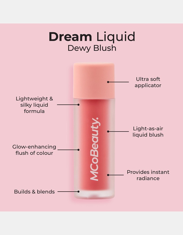 MCoBeauty - Dream Liquid Dewy Blush - True Pink