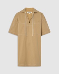Oroton - Drill Popover Dress