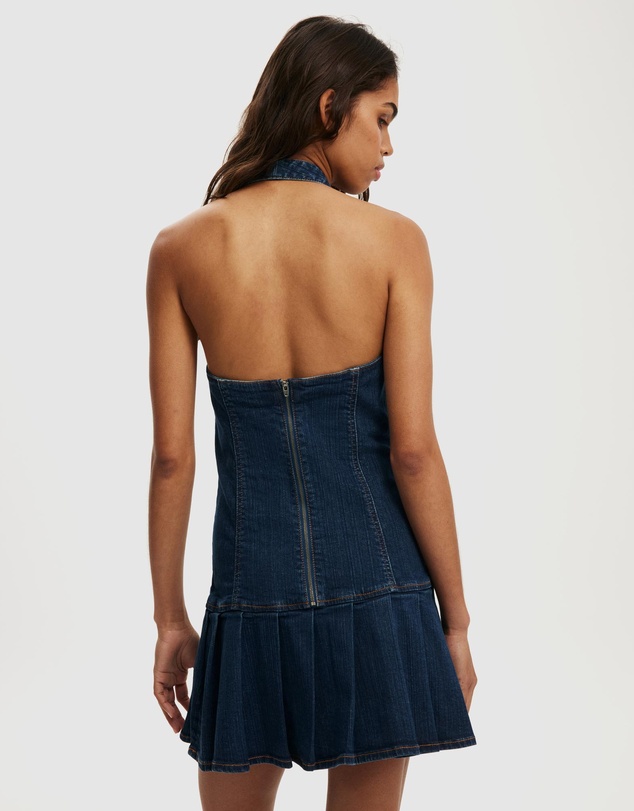 Cotton On - Kori Denim Halter Dress