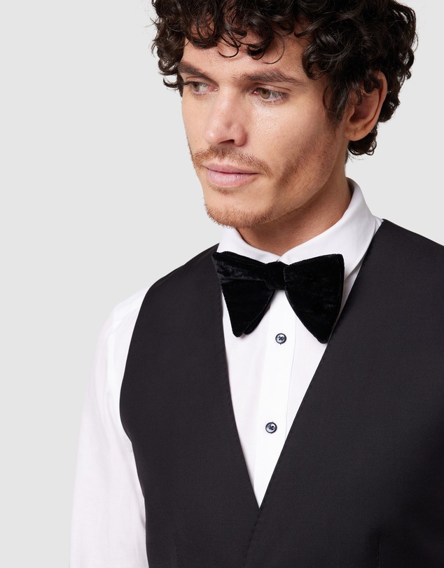 Politix - Charlton Black Tie Chintz Vest