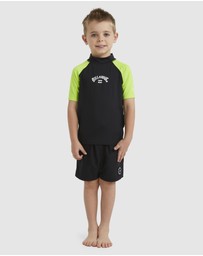 Billabong - Boys 0 to 7 All Day Arch Rash Vest