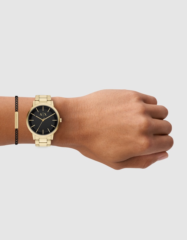 Armani Exchange - Gold Tone Analogue Watch
