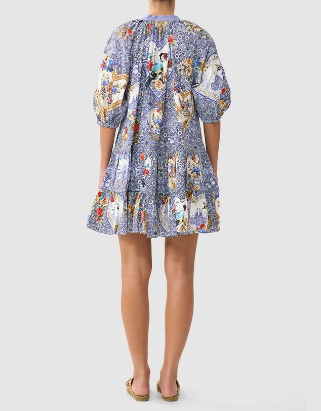 Camilla - Puff Sleeve Shirt Dress
