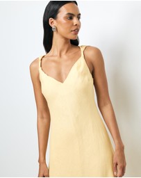 AERE - Alyse Linen Maxi Dress