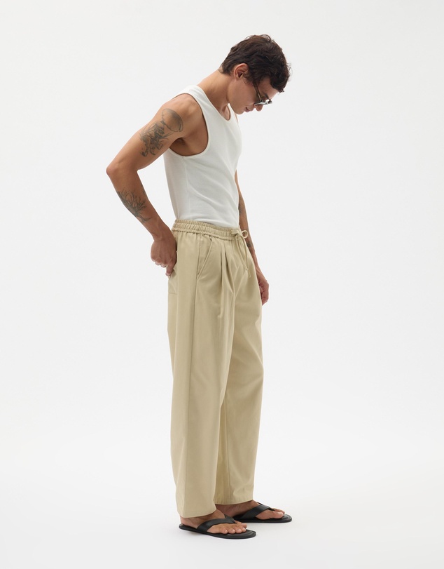 AERE - Dart Elastic Waist Pants