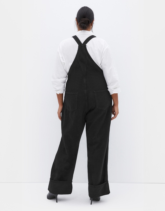 City Chic - Turn Up Denim Overall