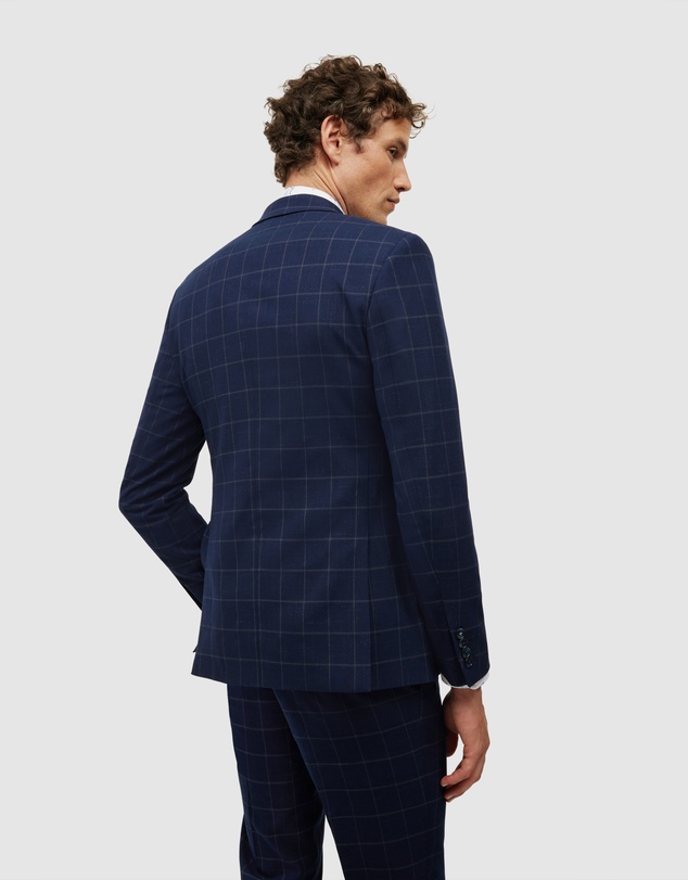 Politix - Sebastian Windowpane Check Tailored Jacket