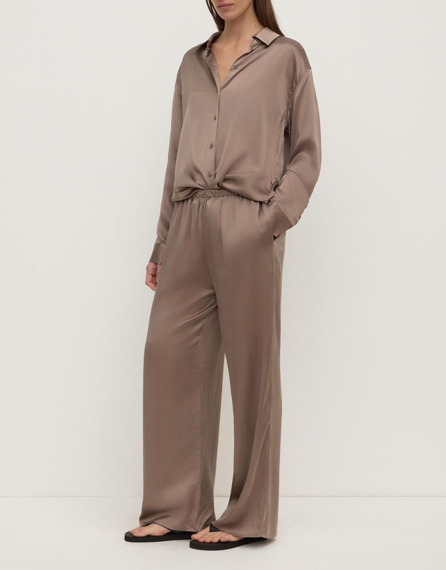 Assembly Label - Pippa Silk Long Sleeve Shirt