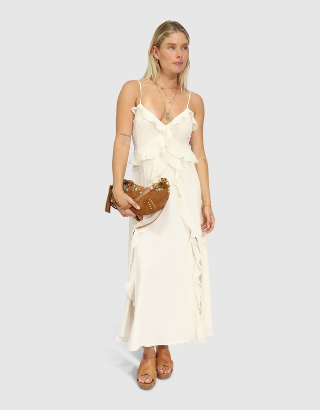 Belle & Bloom - Take Me Away Maxi Ruffle Sundress