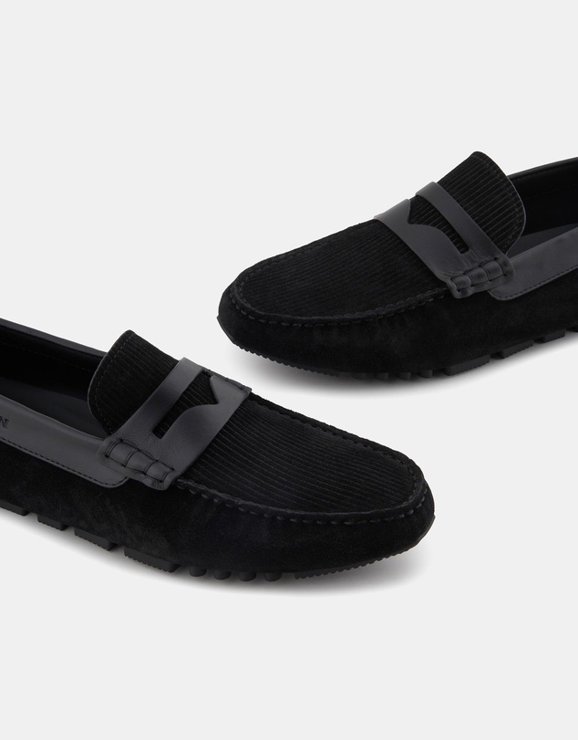 Emporio Armani - Suede Driving Loafers