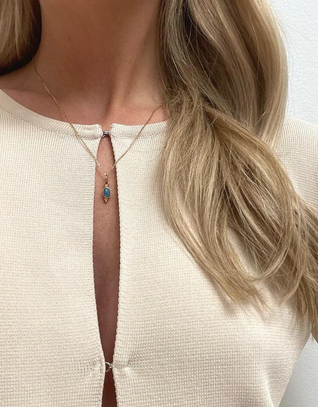 Ichu - Opal Trio Necklace Gold