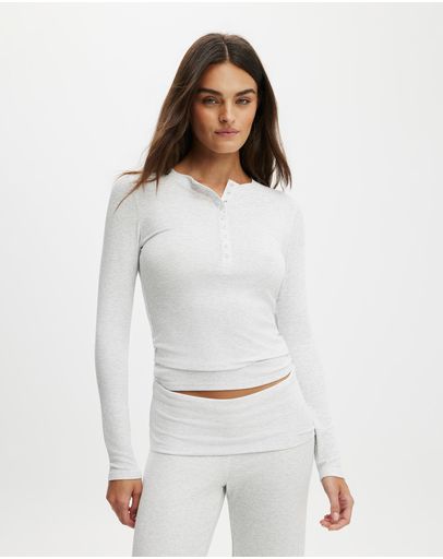 RIBBED LIGHT GREY MARLE