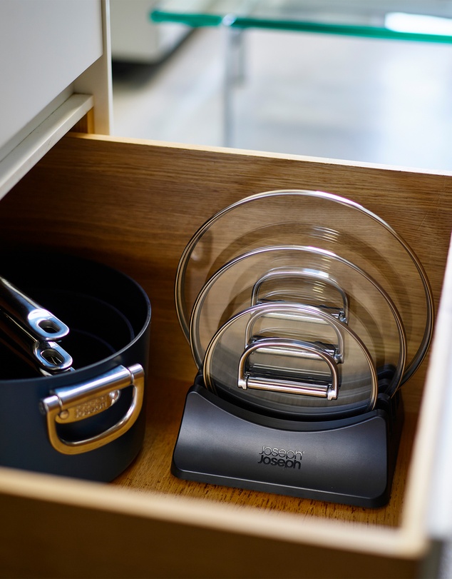 Joseph Joseph - Space 3-Piece Lid Storage Stand for Space Cookware Lids
