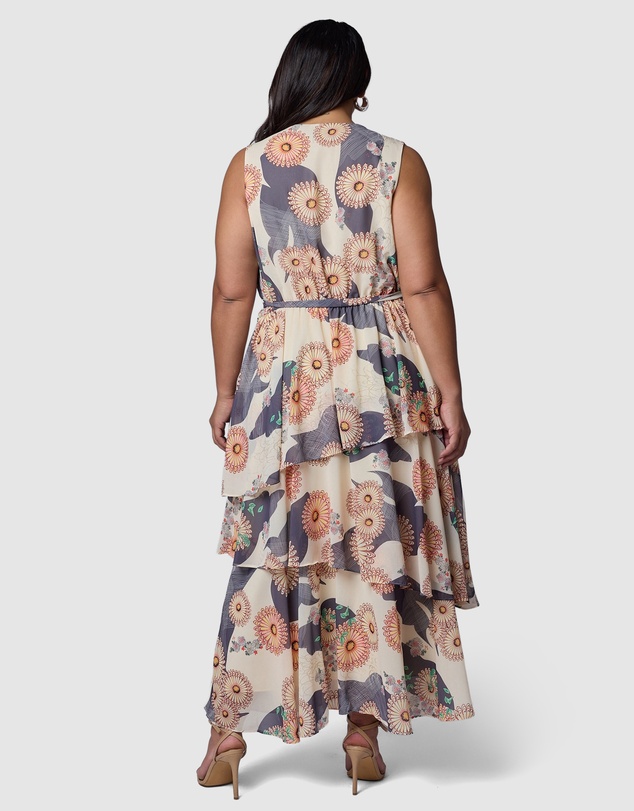 Pink Dusk by Curve Project - Wild Nights Maxi Dress
