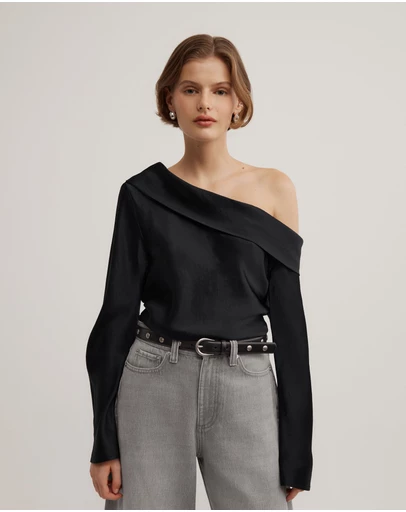 Witchery - Asymmetric Shoulder Top