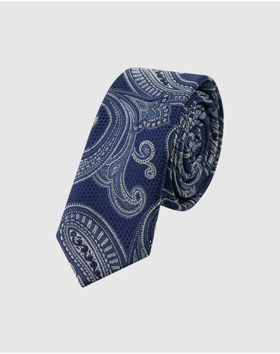 yd. - Lazio Paisley 5 Cm Tie