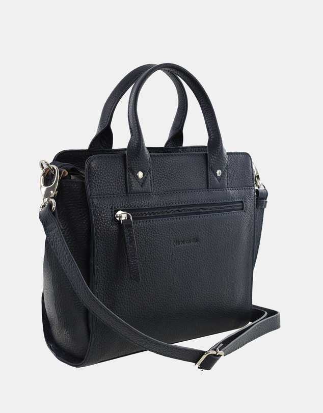Pierre Cardin - Pierre Cardin Ladies Leather Mini Tote Crossbody Bag