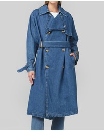 DRICOPER DENIM - Reya Denim Trench Coat