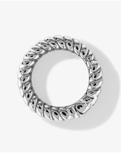 Michael Hill - Twisted Circle Pendant Connector in Sterling Silver