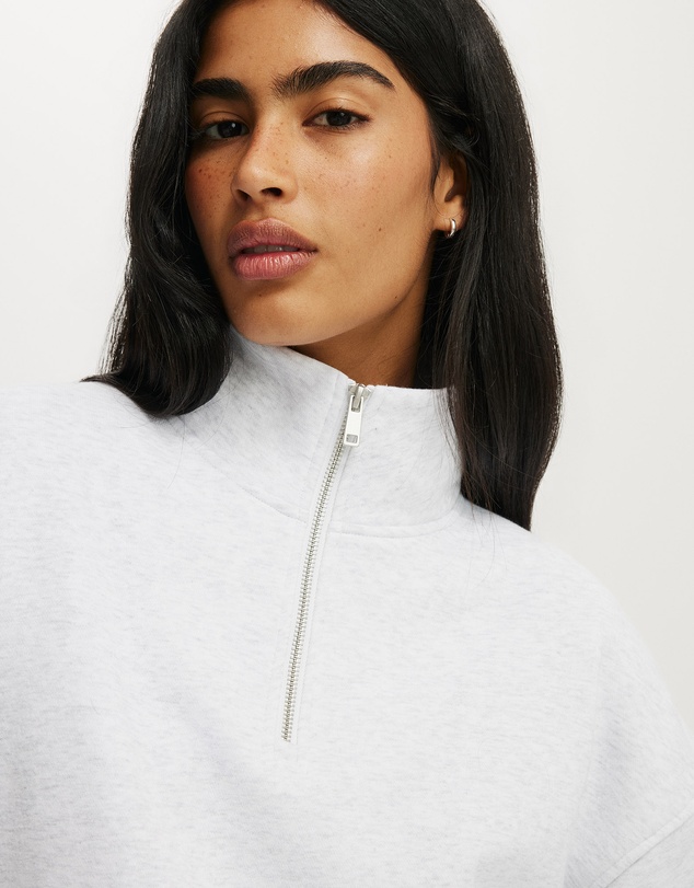 Cotton On - Quarter Zip Sweatshirt