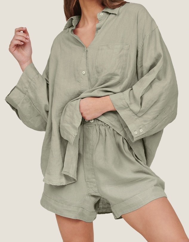 Carlotta + Gee - 100% Linen Shorts