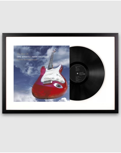 iWorld - Framed Dire Straits, Mark K The Best of Dire Straits - Double Vinyl Album Art