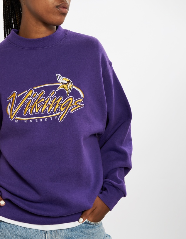 Vintage by The Real Deal - Pre Loved - 90s NFL Minnesota Vikings Sweatshirt