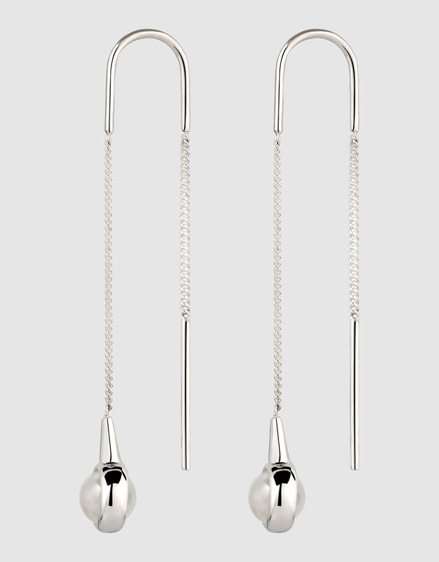 Elli Jewelry - Rock Crystal Teardrop Earrings in 925 Silver