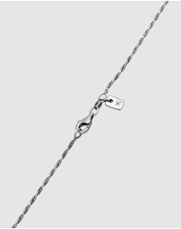 Kuzzoi - ICONIC EXCLUSIVE - Necklace Coin Pendant Cross Ancient in 925 Sterling Silver Oxidized