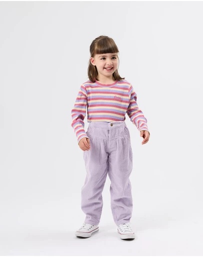 Goldie + Ace - Essential Stripe Rib Top - Babies-Kids