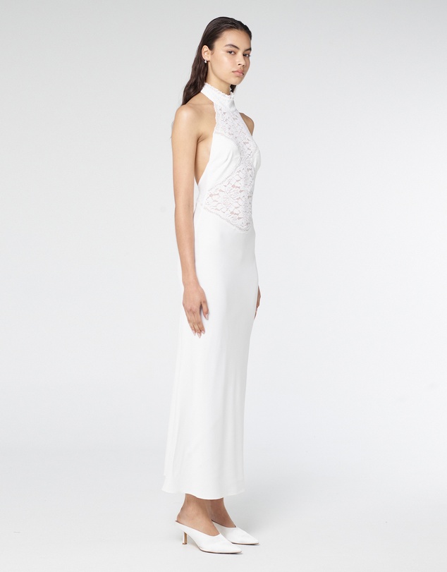 Third Form - Serenade Lace Halter Maxi