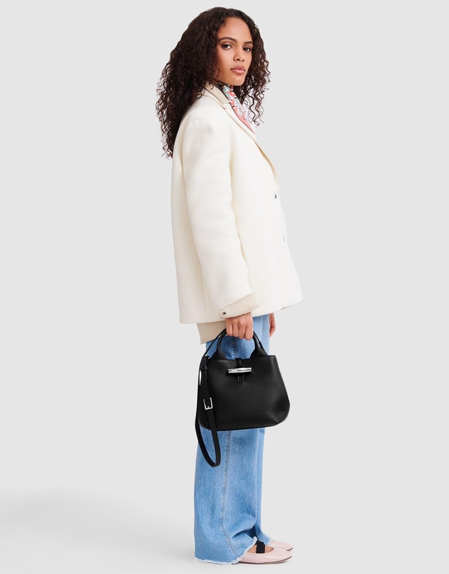 Longchamp - Le Roseau Leather Handbag - Small