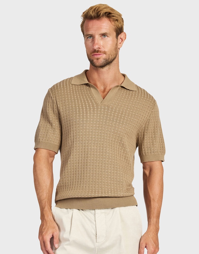 Academy Brand - Sanders Knit Polo